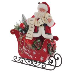 GAEM Дед Мороз, L28 W13 H32 см