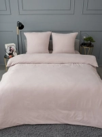 Постельное белье 1,5 Павлина Luxury Пудровый (M254)