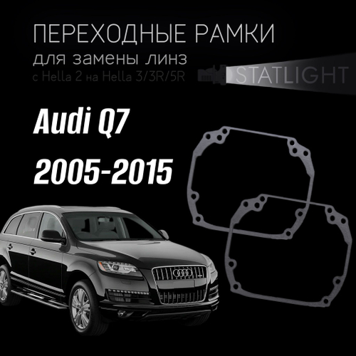 Переходные рамки для замены линз в фарах Audi Q7 2005-2009/2009-2015 без AFS