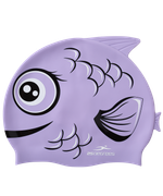 Шапочка для плавания Miso Purple, силикон, детский
