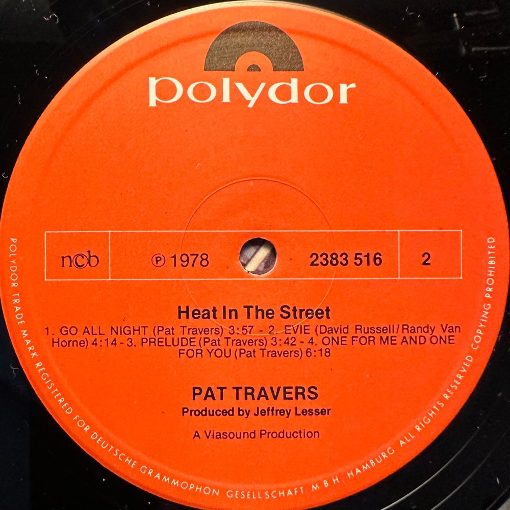 Pat Travers Band - Heat In The Street (Скандинавия 1978г.)