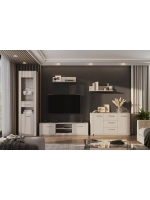 Модульная стенка со шкафом Меланж 346х40х210