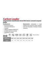 Флюорокарбоновая леска рыболовная Carbon Leader 0,5 мм 1 шт