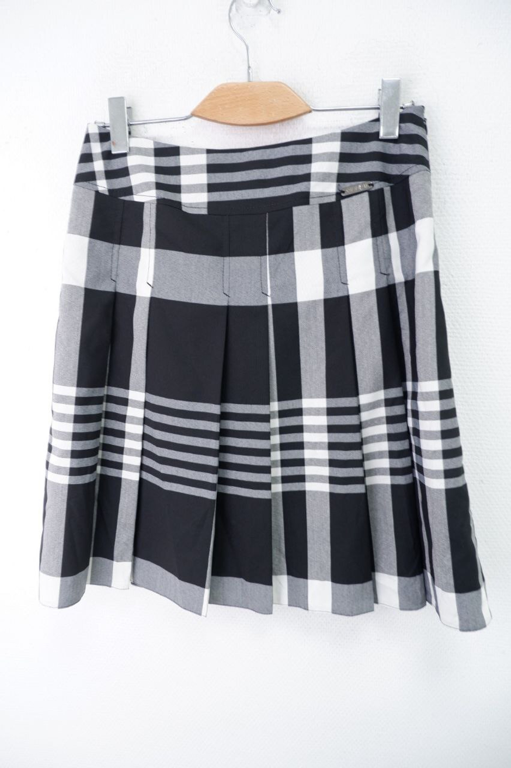 Юбка Bravo в черно-белую клетку 46 размер, новая