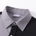 Сорочка Ymkashix Puff серая / черная