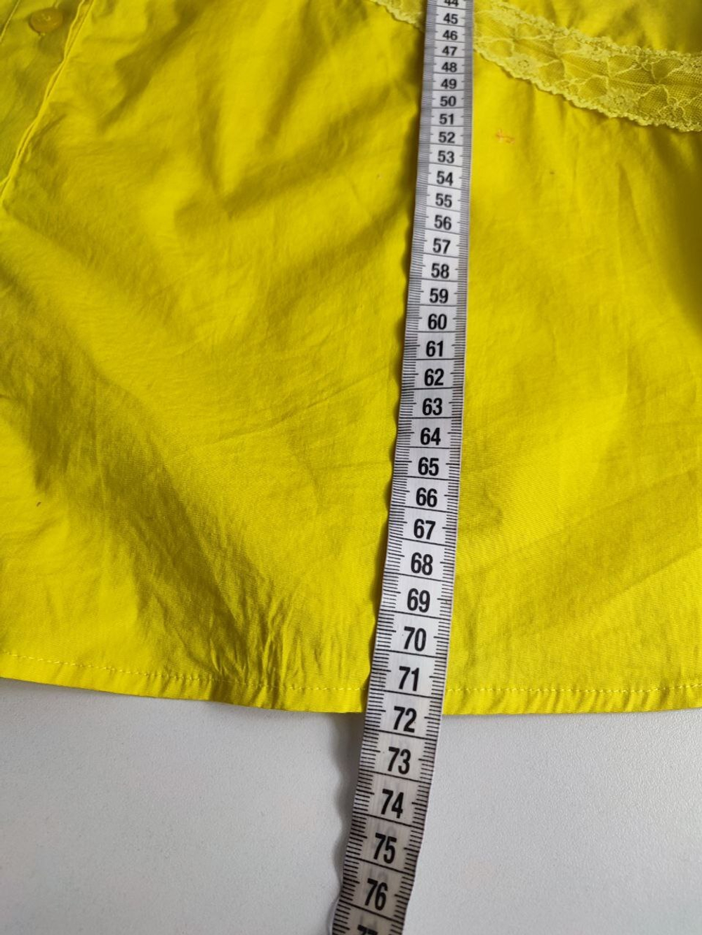 Блузка Marina Rinaldi из хлопка стильная 56 размер