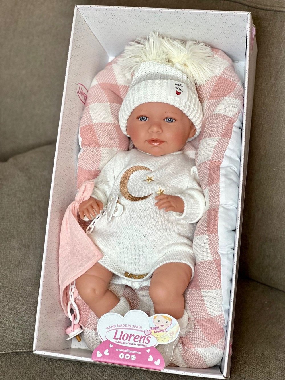 Кукла Llorens мягконабивная 42см Mimi (74034)