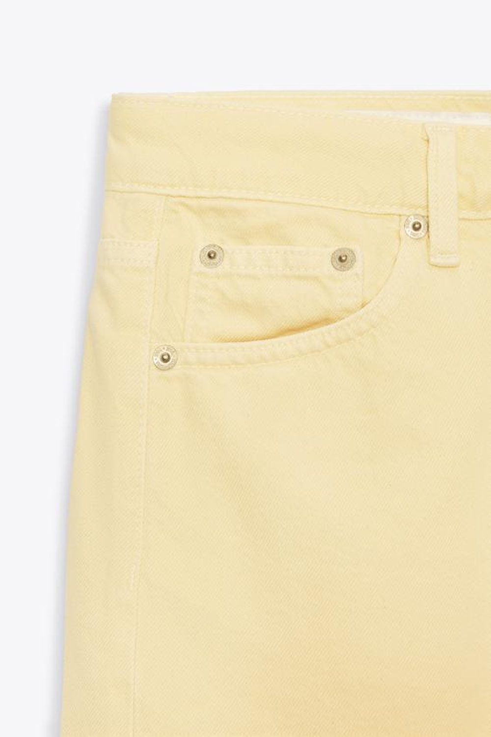ZARА ДЖИНСОВЫЕ БЕРМУДЫ TRF СО СРЕДНЕЙ ПОСАДКОЙ, ЖЕЛТЫЙ