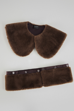 Юбка с отстегивающимся мехом