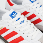 Кроссовки Adidas Samba OG White Red Str.