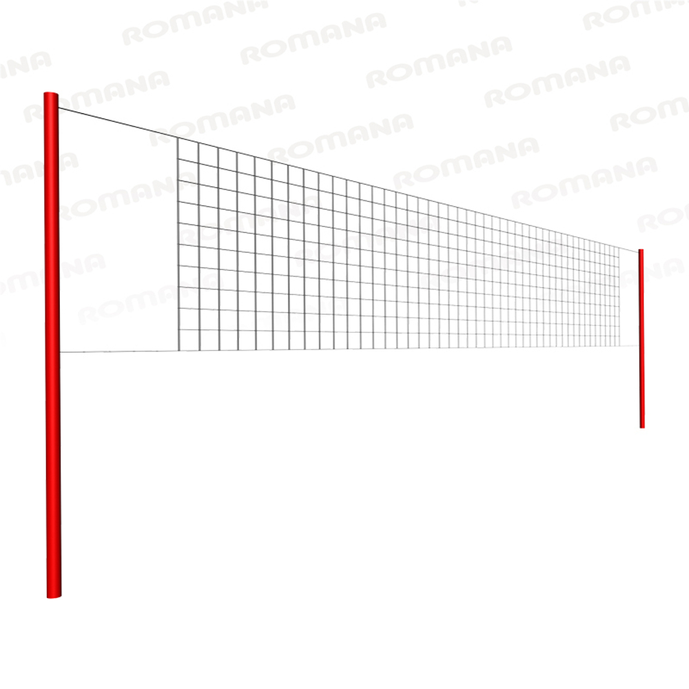 Волейбольная сетка со стойками Romana 204.17.00