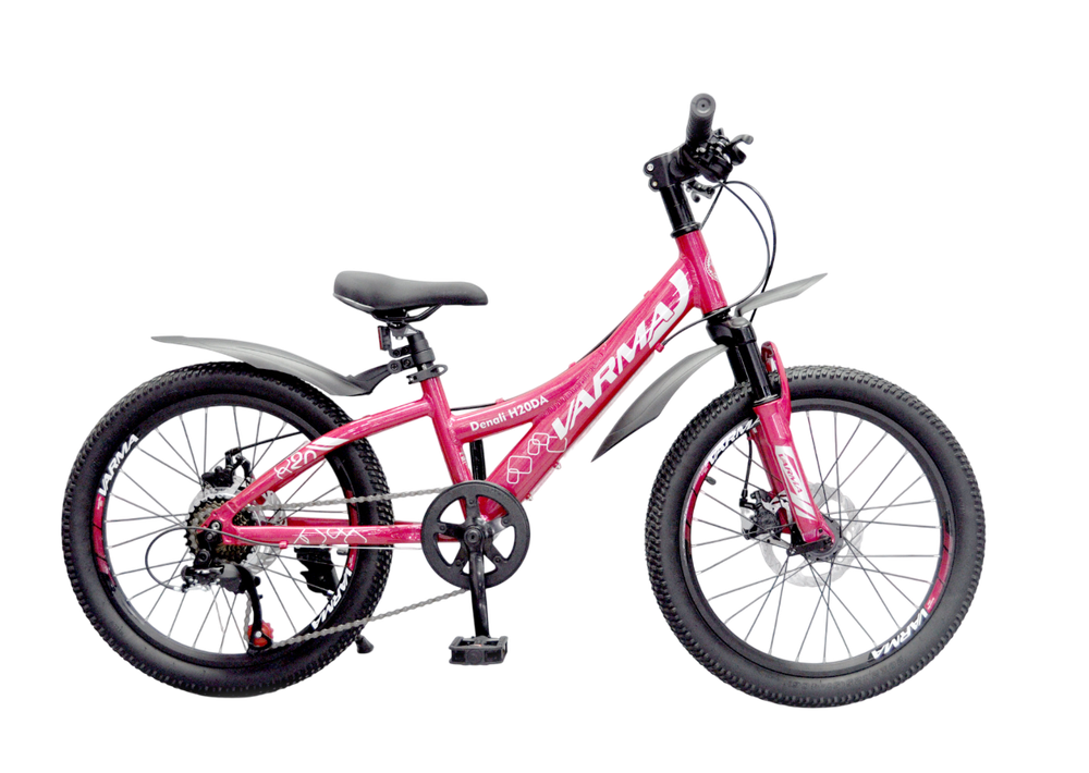 Велосипед 20" VARMA Denali H20DA р.10" 7ск. 2024+ розовый