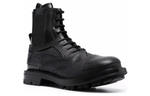 Alexander McQueen Leather Boots "Black"