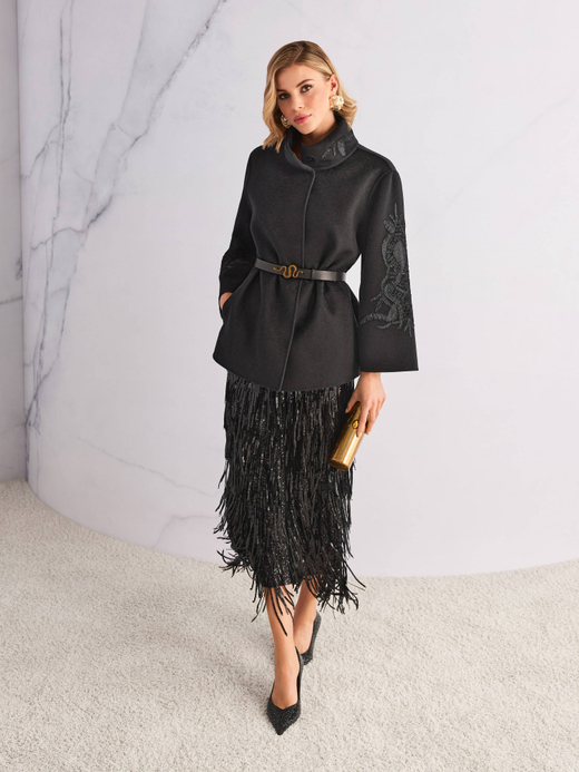 Юбка с пайетками