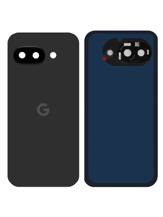Задняя крышка для Google Pixel 9A черная (Obsidian) со стеклом камеры