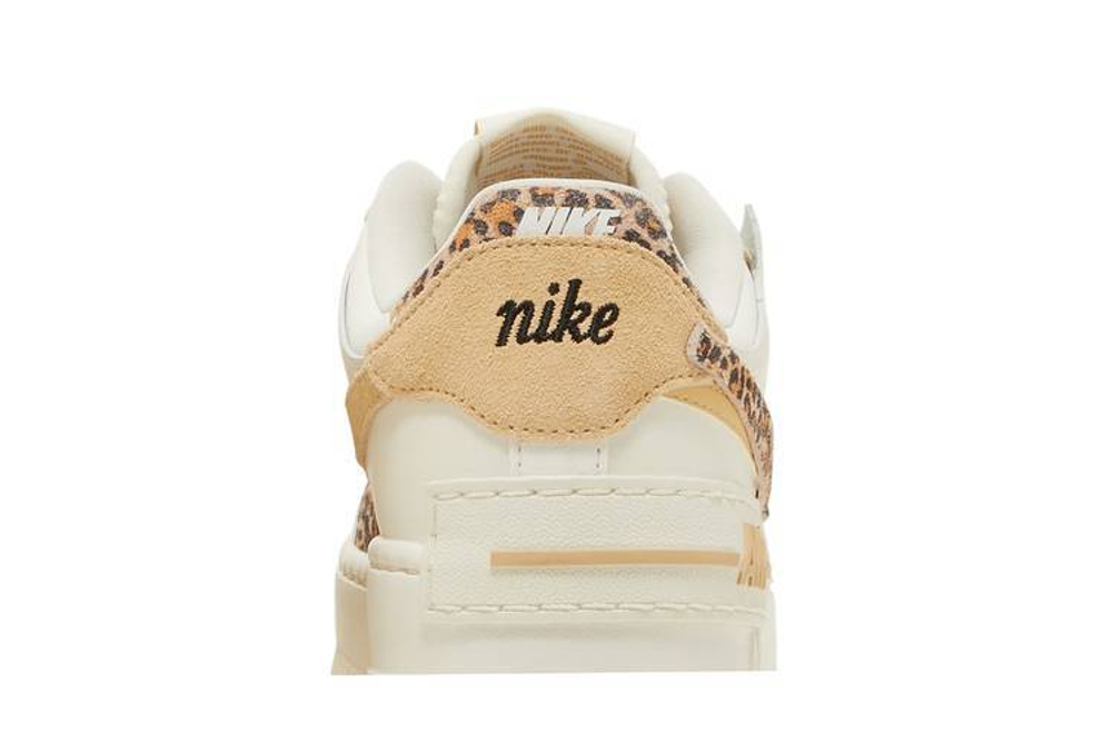 Кроссовки Nike Air Force 1 Low Shadow "Leopard" (Женская размерная сетка)