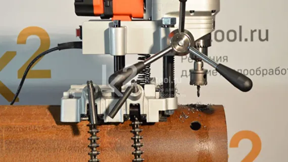 Станок для сверления отверстий AGP HC-127 в трубах ∅32-203 мм