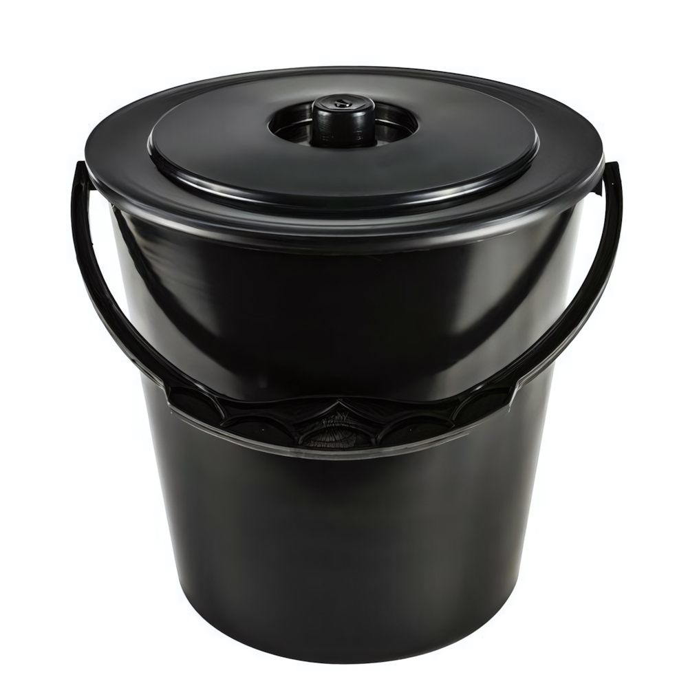 Ведро 7 л (ручка ароч) - хозяйственное с крышкой (непищевое)