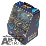 Автолампа H4 12V 60/55W P43t Маяк +130% Active Cristal 72420AC+130 (к-т)