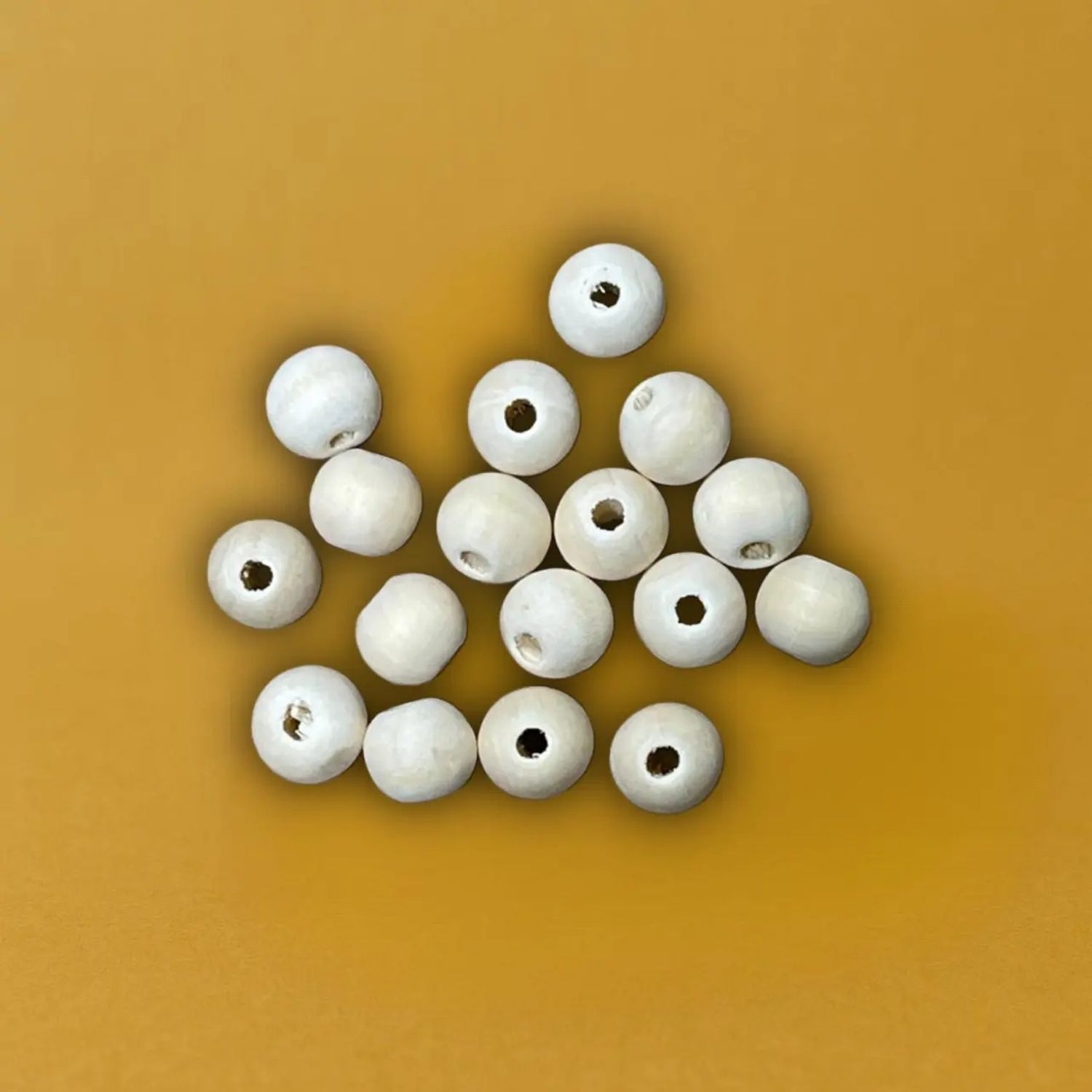 бусина, дерево, размер 12мм, 17шт