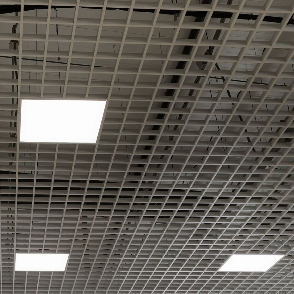 ULP-6060 40W-4000К IP40 GRILYATO OPAL WHITE Светильник светодиодный потолочный встраиваемый. Белый свет 4000K. 4600Лм. 588X588x40мм. Корпус белый. В комплекте с и-п. ТМ Uniel