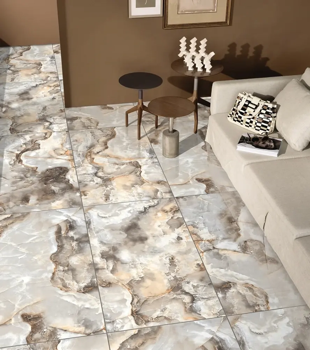 Керамогранит Primavera Honey Onyx Sky Polished 60x120 см (PR215)