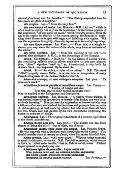 A new dictionary of quotations from the Greek, Latin, and modern languages | Сборник
