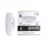 Лампа Gauss LED Elementary GX53 11W 850lm 6500K 83831