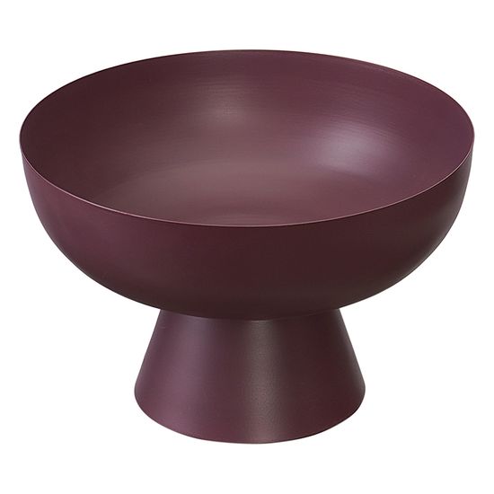 Блюдо на ножке vivlend, D21 см, сливовое