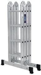 Лестница-трансформер "KROFT" 4х4 алюминиевая