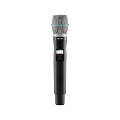 Shure QLXD2/B87A — цифровой ручной передатчик (24 бит, AES-256, до 10 ч работы)