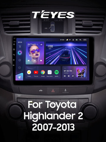 Teyes CC3 10,2"для Toyota Highlander 2007-2013