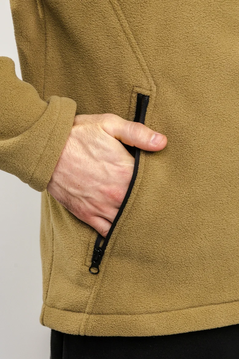 Кофта "НОХО" флисовая мужская, цвет "Болотные угодья"