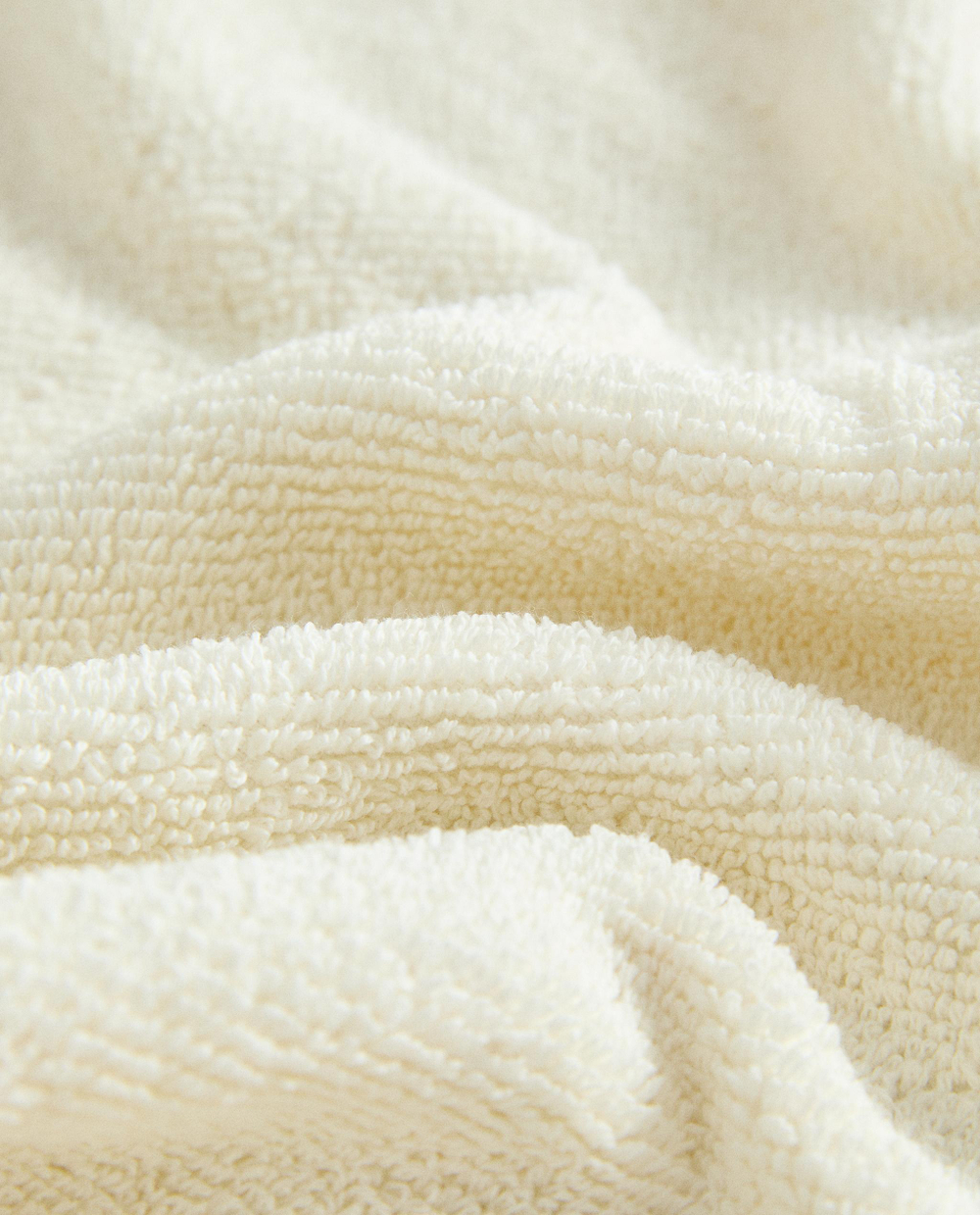 Zara Home Полотенце для лица и рук из хлопка, бежевый · 4698/013