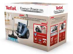 Пылесос с контейнером Tefal Compact Power XXL TW4871EA