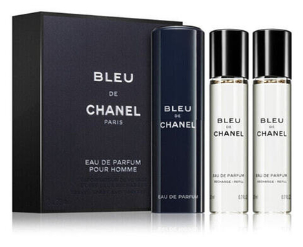 Древесный восточный аромат CHANEL Bleu De Chanel Парфюмерная вода 3 x 20 мл
