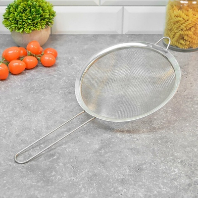Сито 200мм нерж с металлической ручкой