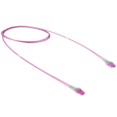 Оптический коммутационный шнур переходной Duplex SC-UPC/LC-UPC, 50/125 OM4, 2 м