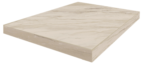 Колизеум Керамогранит Портофино белый Ступень угол левый  33*45