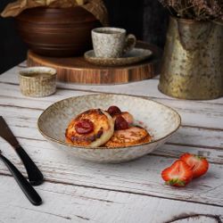 Салатник 550 мл d 19,5 см h4,5 см Brown Spider Silk P.L. Proff Cuisine [6]