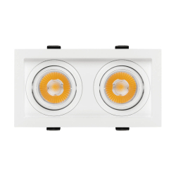 Светильник MS-VORTEX-BUILT-S170x90-2x12W Warm3000 (WH-WH, 20 deg, 230V) (Arlight, IP20 Металл, 5 лет) 057760