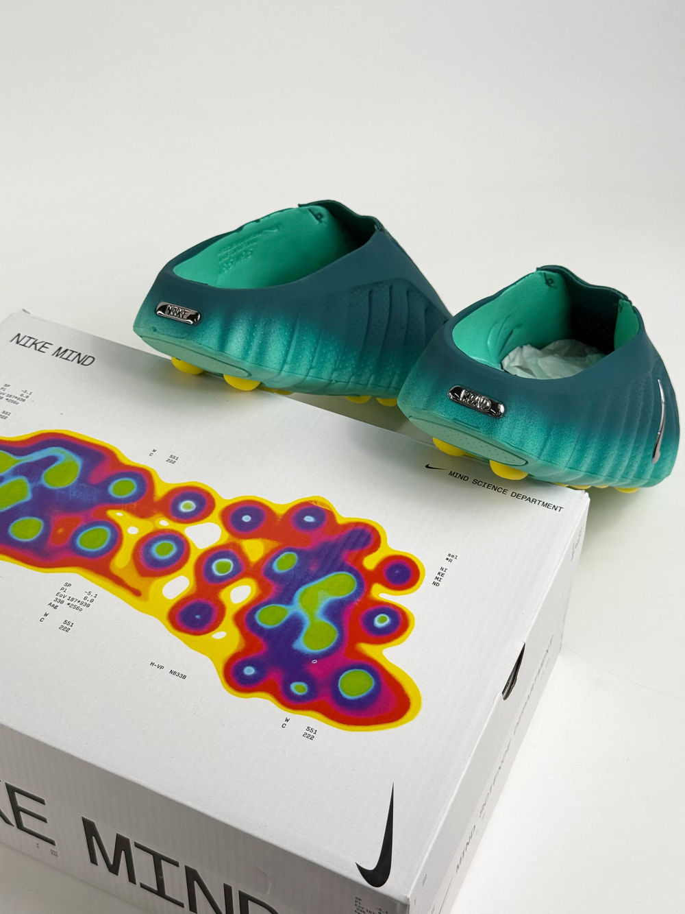 Тапочки Nike Mind 001 #B294 (зел.)