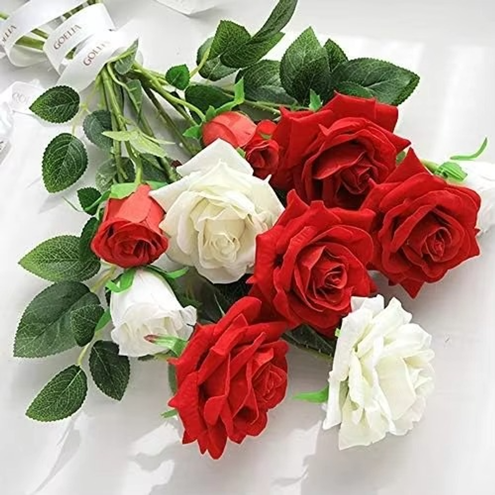 Вечные искусственные розы (5 шт.)