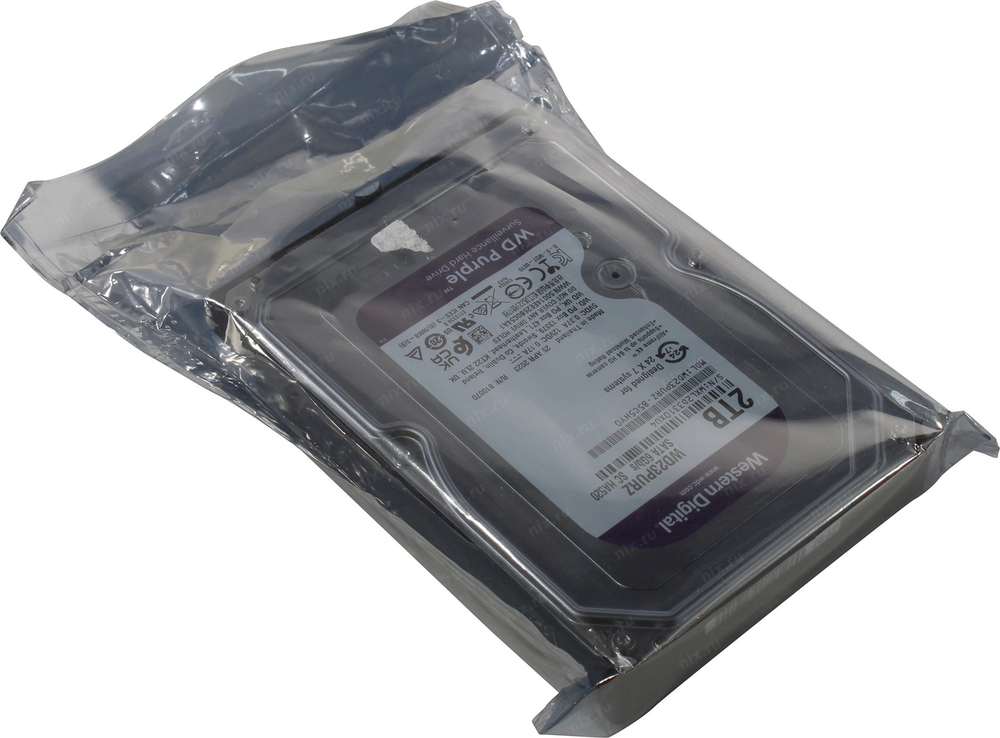 Жесткий диск HDD 2 Tb Western Digital  Purple 3.5"