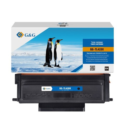 Тонер-картридж G&G, аналог Pantum TL420X для P3010/3020/3300, M6607/6700/6800/7100/7200/7302 (6K)