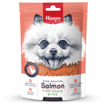 Wanpy Dog Лакомство для собак Лакомые кусочки из нежного лосося в форме рыбок 100 гр.
