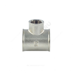 Тройник латунь никель переходной Ду 20х15х20 (3/4"х1/2"х3/4") ВР/ВР SantechSystems