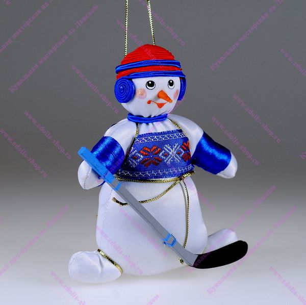 Снеговик-хоккеист
