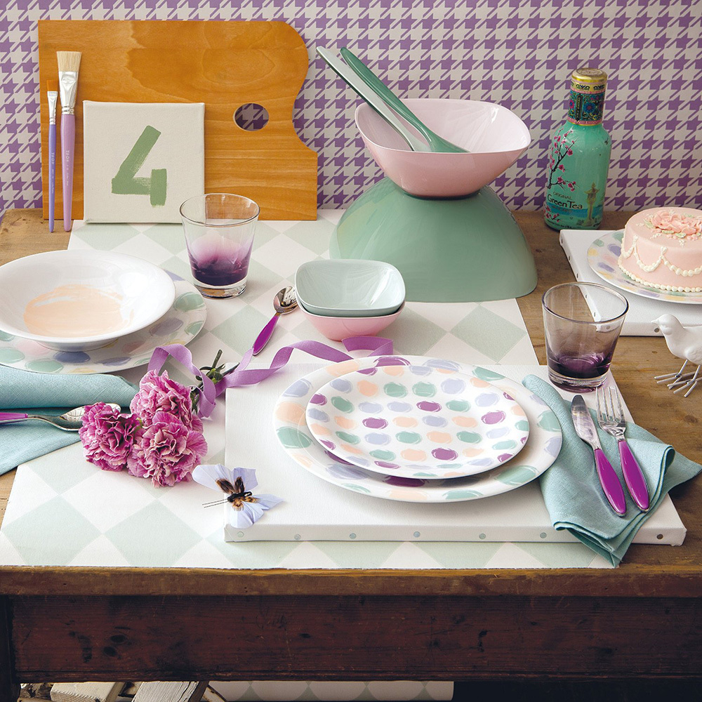 Приборы для салата Grace белые Guzzini