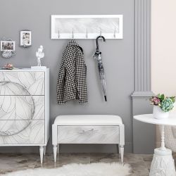 Вешалка настенная Арт Айс Сильвер